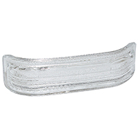 47-55 Panel/Suburban License Light Lens, w/ Side by Side Doors