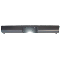 47-53 Rear Roll Pan w/ License Plate Cutout, w/o License Plate Lights, Metal