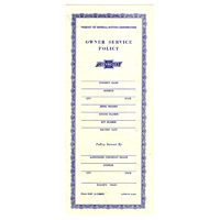 47-55 Owner Service Policy Pamphlet