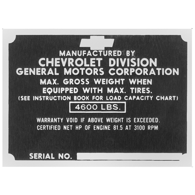 I.D. Plates