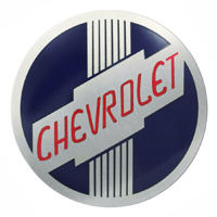 47-52 Chevrolet Heater Name Plate, Metal Type
