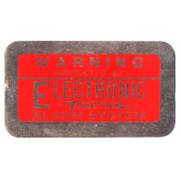 47-59 Alarm System Decal