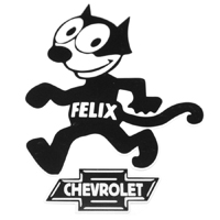 Felix Chevrolet Decal, 3 1/4