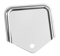 License Palte Tag Tab, Polished Stainless Steel