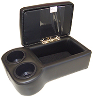 47-59 Bench Seat Center Console, Black