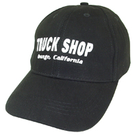 Hat,Truck Shop Orange, California, Black