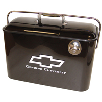 Ice Chest, Genuine Chevrolet, Black w/ White Details