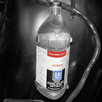 Optikleen Bottle, Bottle, Bracket, Cap & Label