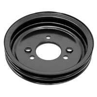 66-68 Chevrolet Big Block Car Black Crankshaft Pulley, 2-Groove, 7-3/4