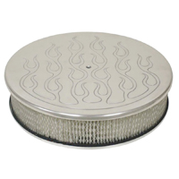Air Cleaner, Polished Aluminum 14