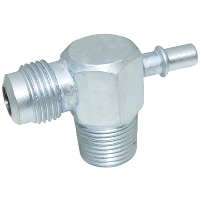 Power Brake Manifold T-Fitting, 2 Port, Threaded & 1/4