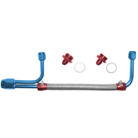 Holley Dual Feed Fuel Inlet Kit, Fits Models 4150 & 4160