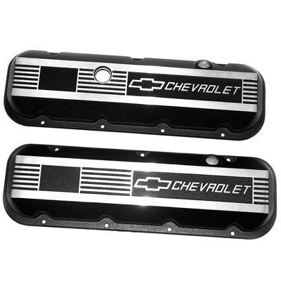 66-72 Chevrolet Big Block Car Aluminum Valve Covers, Pair.