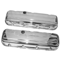 Chrome Valve Covers, Big Block, Short w/ Baffle