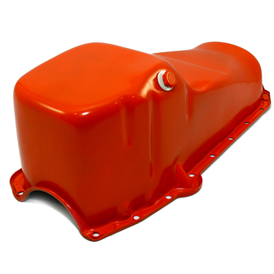 55-59 Small Block Oil Pan, Reproduction Orange