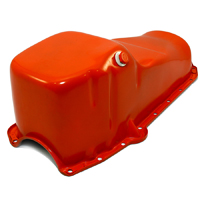 55-59 Small Block Oil Pan, Reproduction Orange