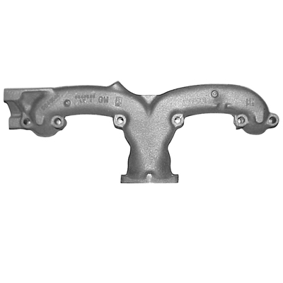 58-68 Chevrolet Small Block Car Exhaust Manifold, Ram Horn, Hi-Po, LH, 2-1/2