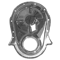 Big Block Timing Chain Cover, Chrome