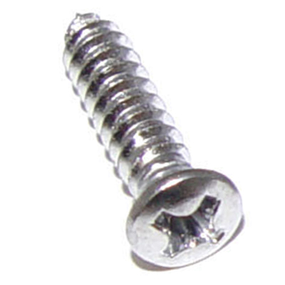 Chrome Screw, #8 x 3/4