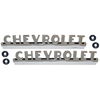 49-52 Chevrolet Truck Hood Side Emblems, 
