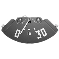 49-53 Chevrolet  52-53 GMC Oil Pressure Gauge, 0-30 lbs. White Needle