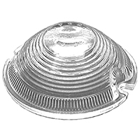 51-53 GMC Parklight Lens, Clear Glass