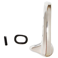 51-55 1st Series Vent Window Handle, Chrome LH