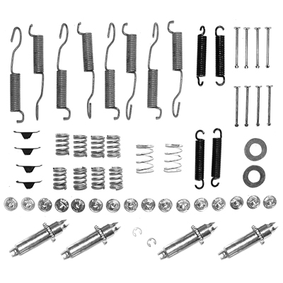 51-59 1/2 Ton Complete Brake Shoe Spring & Hardware Kit