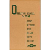 1951 Chevrolet Owners Manual.