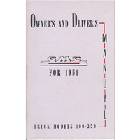 1951 GMC Owners Manual