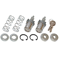 52-55 1st Series Exterior Door Locks, Paired