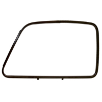 47-55 1st Series Door Window Frame Exterior Moldings, Black LH
