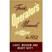 1952 Chevrolet Owners Manual