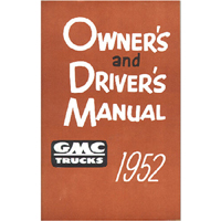 1952 GMC Owners Manual
