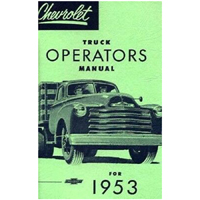 1953 Chevrolet Owners Manual