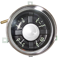 54-55 1st Series Chevrolet Dash Gauge Cluster, 6 Volt 6 Cyl.