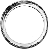 54-55 1st Series Dash Instrument Bezel, Chrome