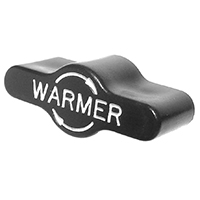 54-55 1st Series Heater Dash Knob, Black
