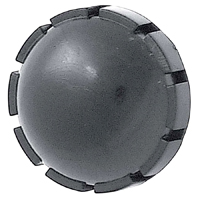54-55 1st Series Chevrolet Windshield Wiper Switch Knob, Black