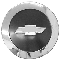 54-55 1st Series Stock Horn Cap, Chrome w/ Painted Details