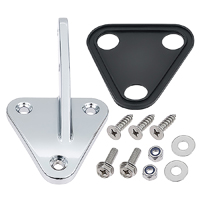 54-55 1st Series Exterior Sunvisor Center Bracket Set, includes gasket & hardware