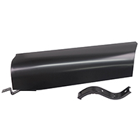 54-55 1st Series Running Board Splash Apron, LH Shortbed