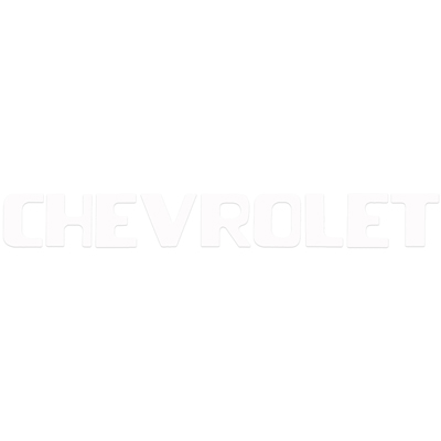 54-59 Stepside Chevrolet Tailgate Decal, White