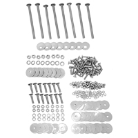 55-59 Bed Wood Bolt Kit, Shortbed Stepside, Cadmium Plated