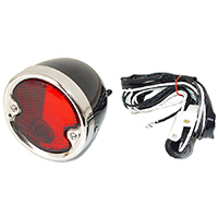 54-55 1st Series Tail Light Assembly, Black Housing