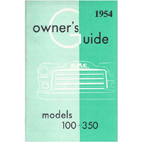 1954 GMC Owners Manual