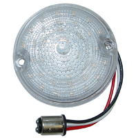 58-59 Chevrolet Park light Lens, L.E.D. Clear 12 Volt