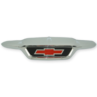 55 2nd Series Hood Emblem, Chrome V8
