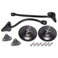 55-59 Exterior Mirror Kit, Painted, Ribbed