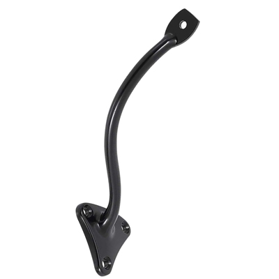 55-59 Exterior Mirror Bracket, Black LH